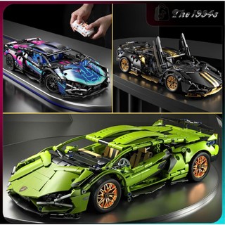 [HOT 2026] Mô Hình Lắp Ráp Siêu Xe Lambo Tím Deep Purple, Đồ Chơi Ôtô Điều Khiển Lắp Ghép Siêu Xe Quà Sinh Nhật BoboToys