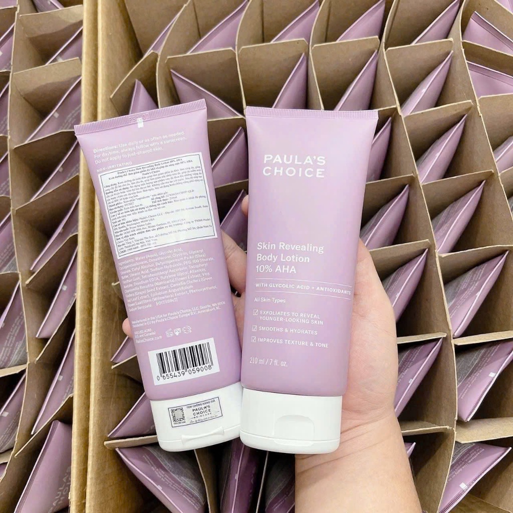 Dưỡng thể AHA & BHA Paula's Choice 210ml | Body lotion, dưỡng ẩm, làm sạch tế bào chết