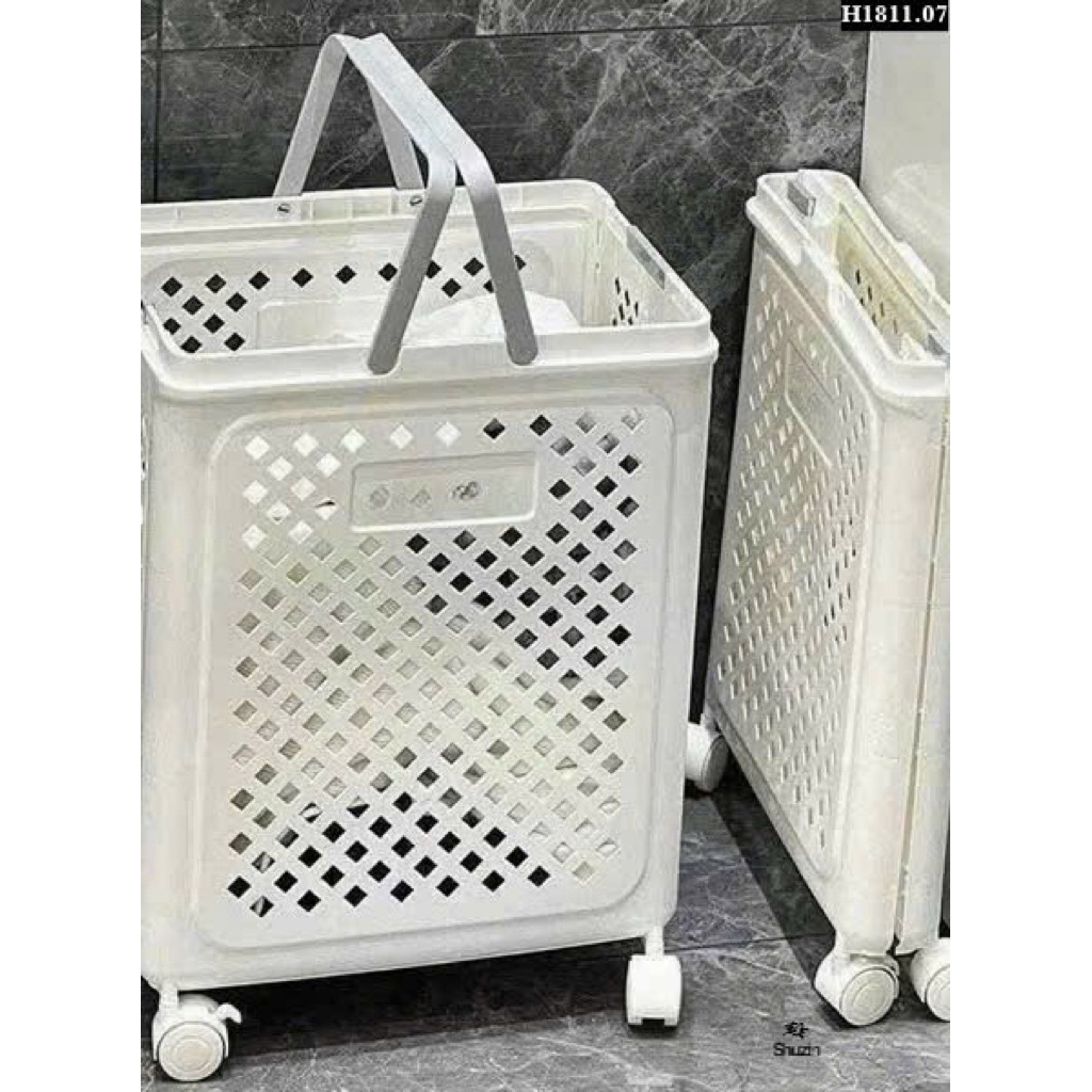 GIỎ ĐỰNG QUẦN ÁO GẤP GỌN CÓ BÁNH XE –  SIÊU TIỆN