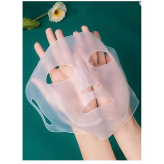 Mặt Nạ Silicon Đắp Mặt Tái Sử Dụng - Giữ Mask Giấy Khóa Ẩm Giữ Serum Dưỡng Da Ôm Khít Mặt