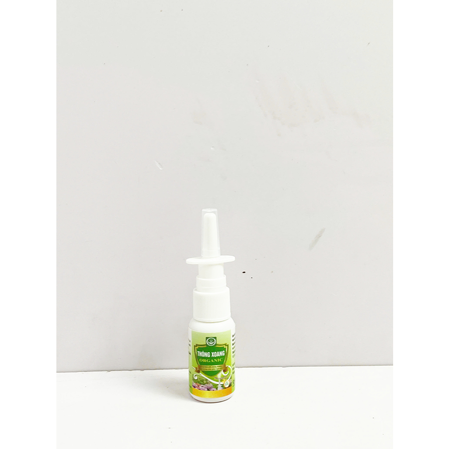 Xịt Mũi Thông Xoang Organic, hỗ trợ viêm xoang, viêm mũi dị ứng