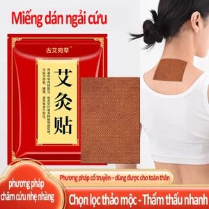 Miếng dán ngải cứu giảm đau giúp làm dịu nhức mỏi toàn thân, lưng và vùng vai gáy cho mọi giới.-AJ704