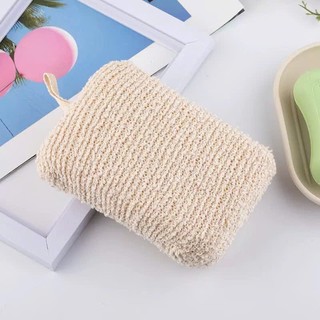 Bông Tắm Tạo Bọt Giúp Tẩy Da Chết Nhẹ Nhàng Chất Liệu Mềm Mại An Toàn Cho Da - Bông Tắm Sơ Mướp Tạo Bọt Cầm Tay