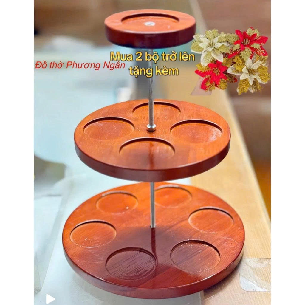 THÁP GỖ 3 TẦNG ĐỰNG BIA – NƯỚC NGỌT NGÀY TẾT AMIZIN