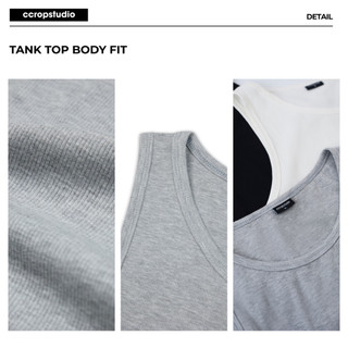 Áo Tanktop Ba Lỗ Nam Thun Gân Ôm Body Tôn Dáng - Bo Bản To Thời Trang - CCROPSTUDIO