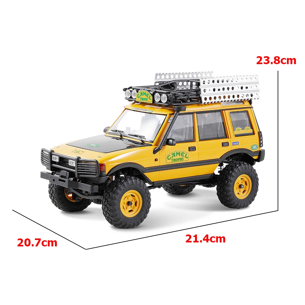 Xe ô tô điều khiên từ xa Offroad Fms Fcx24 Camel Trophy tỉ lệ 1:24 cao cấp giá rẻ, đồ chơi xe địa hình rock crawler