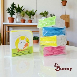 Khăn sữa nhật 4 lớp hiệu Bunny, 25x27cm