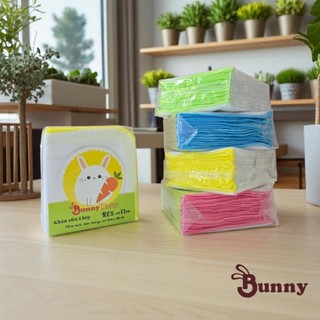 Khăn sữa nhật 4 lớp hiệu Bunny, 25x27cm