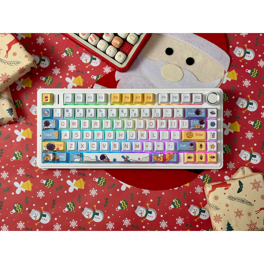 Bàn phím cơ Aula F75 /3 Mode /Led Rgb/ Hotswap/ Mạch xuôi đã Mod và Custom tại Tungcustom Bh 12tháng