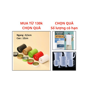 Lọ hộp Nhôm Thiếc kín Đựng Matcha, đựng Trà, đựng Caphe, đựng Thực Phẩm, đủ màu sắc