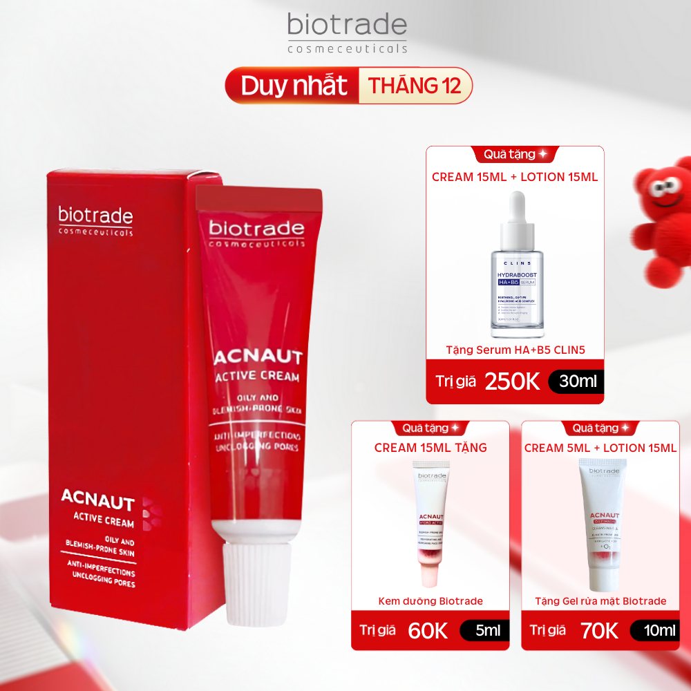 [HỎA TỐC] Kem chấm mụn Biotrade ACNAUT ACTIVE CREAM/LOTION giảm mụn ...