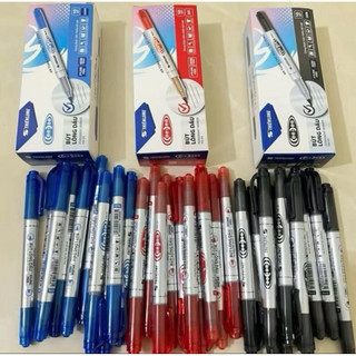 Combo 30 bút lông dầu đầu kim 3 Màu Xanh-Đen-Đỏ