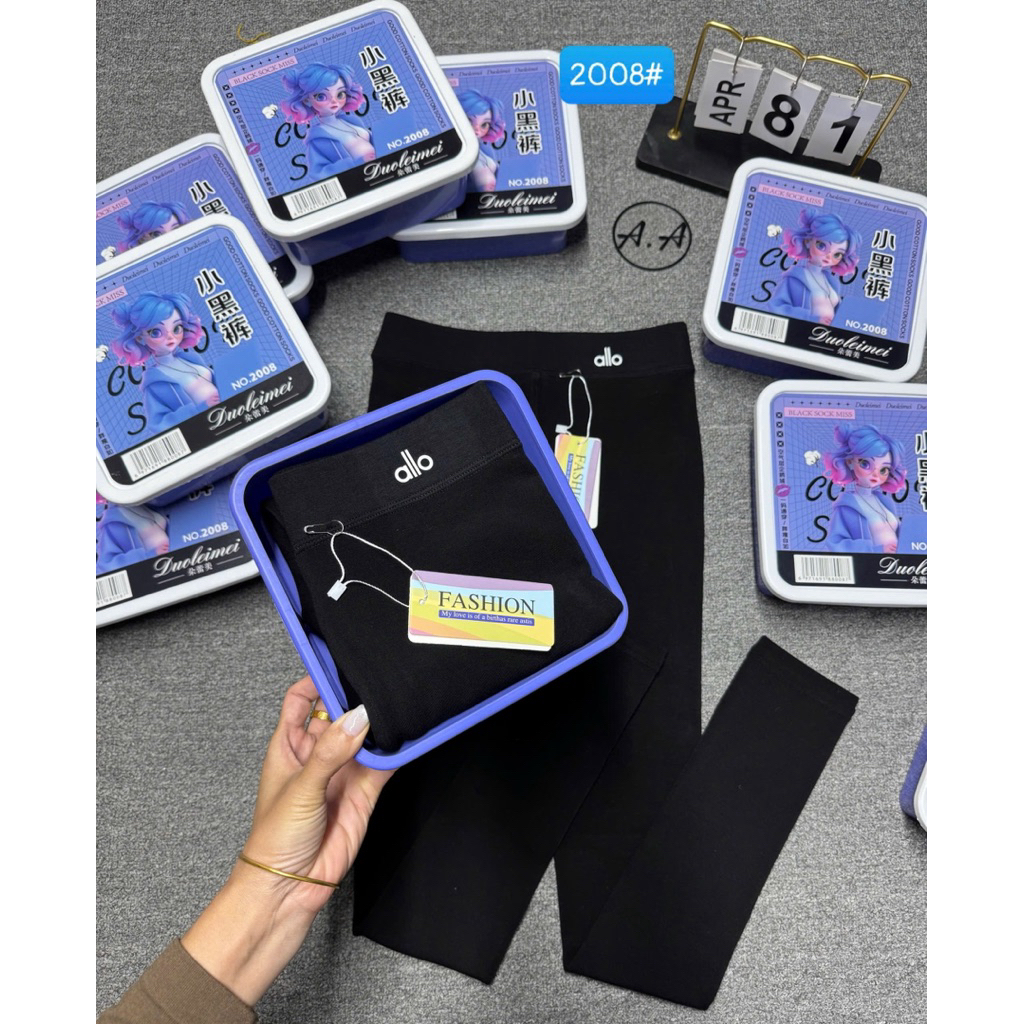 Legging 2008# free size (40 - 60 kg). Có lót nỉ vừa.