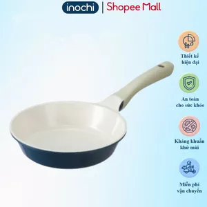 Chảo Vân đá inochi size 26cm, chảo chống dính, chảo sử dụng bếp từ, chảo chiên xào