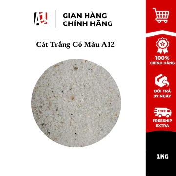 Cát Thạch Anh Có Màu A12- Vật Liệu Lọc Nước và Trang Trí Bể Cá, Cây Cảnh 1kg