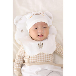 M&B (0-12M) Bộ quần áo dài tay Gấu Nâu chất cotton cao cấp mềm mịn, thoáng mát thấm hút tốt BST SS25