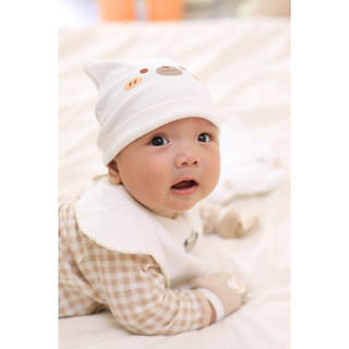 M&B (0-12M) Bộ quần áo dài tay Gấu Nâu chất cotton cao cấp mềm mịn, thoáng mát thấm hút tốt BST SS25