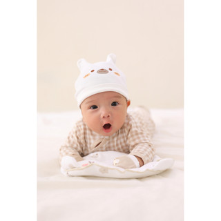 M&B (0-12M) Bộ quần áo dài tay Gấu Nâu chất cotton cao cấp mềm mịn, thoáng mát thấm hút tốt BST SS25
