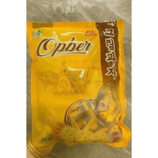 Hàng mới về-Bánh quy nhân trứng muối Opber,bánh quy trứng muối được nhiều anh chị em ưa thích nhờ vị ngọt dịu,giòn rụm