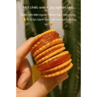 Hàng mới về-Bánh quy nhân trứng muối Opber,bánh quy trứng muối được nhiều anh chị em ưa thích nhờ vị ngọt dịu,giòn rụm