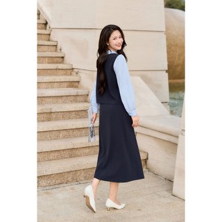 Áo Sơ Mi Dài Tay Phối Cổ Sen Lamer O61B25Q011