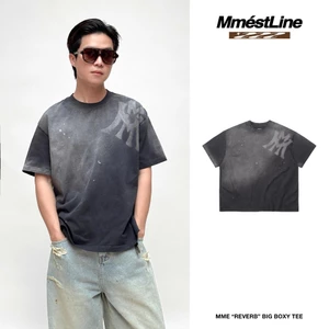 Áo thun wash MMESTLINE "REVERB" form Big Boxy lụa vải Premium Cotton