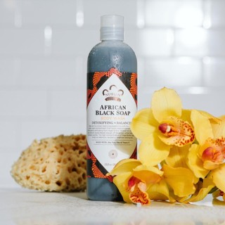 Sữa tắm Tẩy Tế bào chết làm sáng da 384ml Nubian Heritage-Dưỡng Da Mịn Màng & Sáng Khỏe