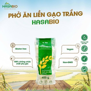 Bún, phở tươi gạo lứt hữu cơ Hoa Sữa/ Hasabio túi 250g