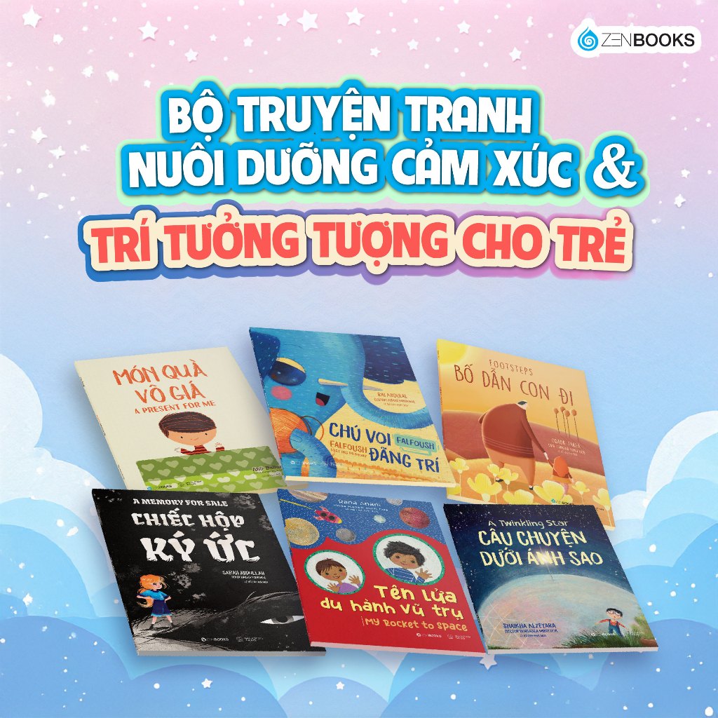 Sách - Câu Chuyện Dưới Ánh Sao - Truyện Tranh Nuôi Dưỡng Cảm Xúc và Trí Tưởng Tượng Cho Trẻ - Kalimat