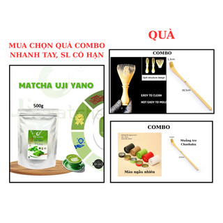 Bột Matcha UJI YANO GRADE|, 500g Bột trà xanh HẢO HẠNG Công nghệ NHẬT BẢN thơm ngon ngọt hậu