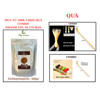 Bột Trà Rang Nguyên Chất HOUJICHA của Uji Matcha Công nghệ Nhật Bản – Gói 500g