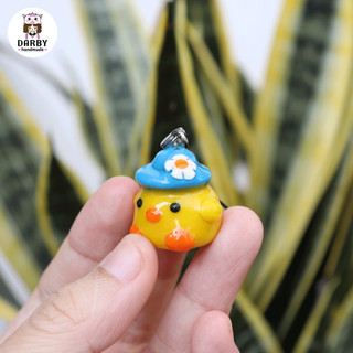 (Đồ Handmade) Dây treo điện thoại GÀ ĐI NẮNG - Thép không gỉ
