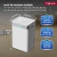 Máy hút ẩm lọc không khí HEPA phòng 25-40m2 FUJIHOME, công nghệ máy nén Block cao cấp kết nối WIFI điều khiển thông minh