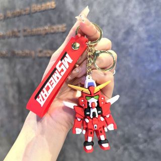Móc Khóa Gundam Robot Hắc Giáp - Phụ Kiện Trang Trí Balo, Dễ Thương, Sáng Tạo - Quà Tặng