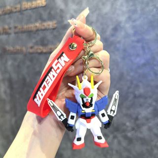 Móc Khóa Gundam Robot Hắc Giáp - Phụ Kiện Trang Trí Balo, Dễ Thương, Sáng Tạo - Quà Tặng