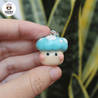 (Đồ Handmade) Dây treo điện thoại NẤM BÁNH BAO - Thép không gỉ