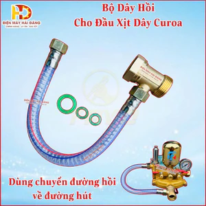 Bộ nối chuyển nước hồi qua đầu hút. Dùng cho đầu xịt dây curoa 1hp vs 2hp