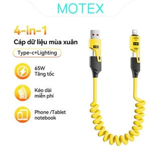 Cáp sạc nhanh 4 trong 1 [1.5M] Cáp Usb Type C cho dây cáp sạc Usb C Cáp sạc xe hơi tương thích rộng rãi cho ios / Type c