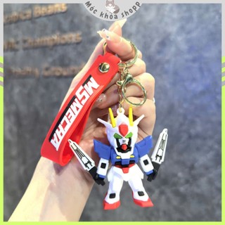 Móc Khóa Cơ Giáp Song Kiếm Gundam Chất Liệu Nhựa PVC Bền Bỉ, Phù Hợp Cho Người Mê Anime - Quà Tặng