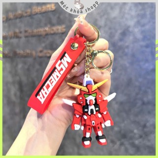 Móc Khóa Mecha Red  - Mô Hình Mini Gundam Siêu Ngầu, Phụ Kiện Thời Trang Đáng Yêu - Quà Tặng