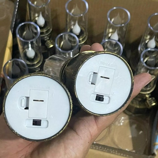 [KÈM PIN]Combo 2 Đèn Dầu Thờ Cúng LED Dùng Pin Không Khói Dáng Cổ Điển Trang Trí Bàn Thờ Đẹp Cao Cấp