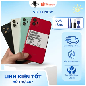 Vỏ New Nhà Máy Dùng Cho Điện Thoại IP 11 , Vỏ New Xịn Đủ Màu , Vỏ Lắp Khít Đẹp , Tặng Kèm Phím , Tovit