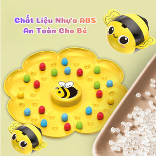Đồ Chơi Ong Đi Tìm Mật, Ếch Xanh Săn Mồi-Đồ Chơi Giải Trí Rèn Luyện Phản Xạ,Nhanh Tay Nhanh Mắt, Tương Tác 4 Người Chơi