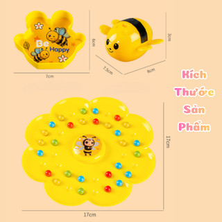 Đồ Chơi Ong Đi Tìm Mật, Ếch Xanh Săn Mồi-Đồ Chơi Giải Trí Rèn Luyện Phản Xạ,Nhanh Tay Nhanh Mắt, Tương Tác 4 Người Chơi