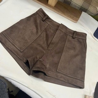 Quần Short Da Lộn Túi Trước Sau Trơn Màu Tây dáng ngắn ShortQATui62 P6