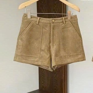 Quần Short Da Lộn Túi Trước Sau Trơn Màu Tây dáng ngắn ShortQATui62 P6