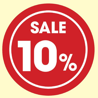 Sét 100 Tem Nhãn Giấy, Decal cao cấp Giảm Giá, Khuyến Mãi Sale - size 3cm