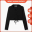GJ ÁO CROPTOP NỮ THUN GÂN DÂY RÚT (250724016)