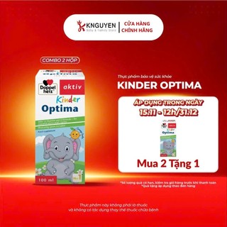 Siro bổ sung vitamin cho bé Doppelherz Kinder Optima hỗ trợ giúp bé ăn ngon, cải thiện tầm vóc