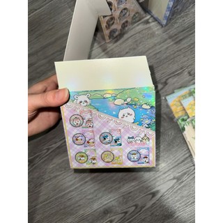 [hàng sẵn] new Chiikawa / Gói Huy hiệu và thẻ trong nhân phẩm blindbox fullbox 12 gói anime hoạt hình Hachiware Usagi Mo